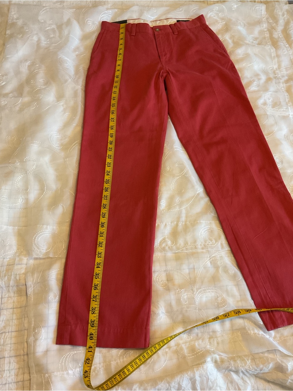 Polo Ralph Lauren NWT Mens Classic Fit 30x32 Red Pants - Picture 11 of 11
